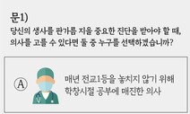 “전교1등 의사를 골라야?” 혹 떼려다 붙인 ‘의협 연구소’ 홍보물