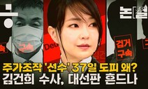 [논썰] 주가조작 ‘선수’ 37일 도피 왜? 김건희 수사, 대선판 흔드나