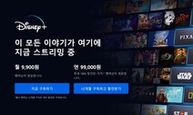 오역 논란 ‘디즈니+’ 이용자 감소…‘지옥’ 효과 넷플릭스는 ↑