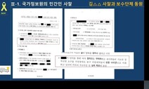 “세월호 참사 정부 비판 언론에 광고 축소 유도”…국정원 문건 공개