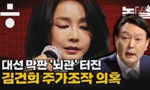 [논썰] 대선 막판 ‘뇌관’ 터진 김건희 주가조작 의혹