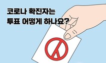 코로나 확진자·격리자는 투표 어떻게 하나요?