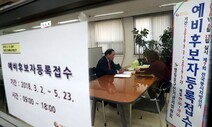 지방선거, 예비후보 등록이라도 하라