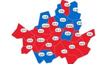 수도권이 빨갛게 물들었다…국민의힘 기초단체장도 압승