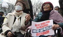 [포토] 손 꼭 잡은 양금덕·이용수 어르신 “일본은 사죄·배상하라”