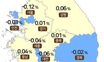 전국 땅값 12년6개월만에 분기 하락 전환…거래량도 감소
