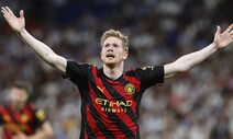 KDB, ‘마드리드의 악몽’에서 맨시티를 구하다…레알과 무승부