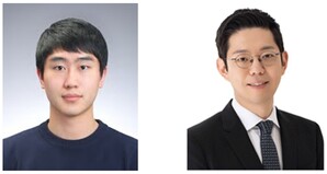 사진 왼쪽부터 최원영 석사과정생, 문홍철 지도교수. 서울시립대 제공