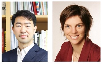 왼쪽부터 서울시립대 나영승 교수(월간 인물 제공), 독일 칼스루에 공과대학 Ulrike Krewer 교수. 서울시립대 제공