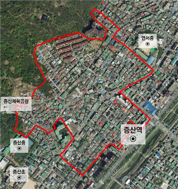 증산4구역. 국토교통부 제공