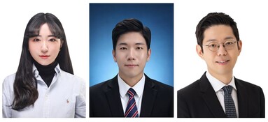 왼쪽부터 김선영 학생 (공동1저자), 장연재 학생 (공동1저자), 문홍철 교수(교신저자). 서울시립대 제공