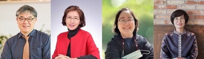 왼쪽부터 김현수 교장, 김의성 교사, 오현정 대표, 임성희 센터장. 교보교육재단 제공