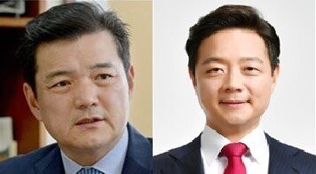 왼쪽부터 이정훈 교수와 김범수 대표. 통일부 제공