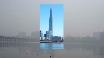 한지애 작가 ‘파인 더스트’ 가운데 잠실. 사진 류가헌