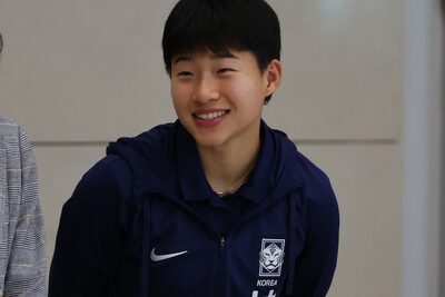 한국 여자 축구대표팀의 차세대 기대주 천가람. 연합뉴스