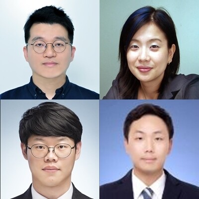 왼쪽 상단부터 시계방향으로. 배중현, 김양희, 이준희, 박강수 기자.
