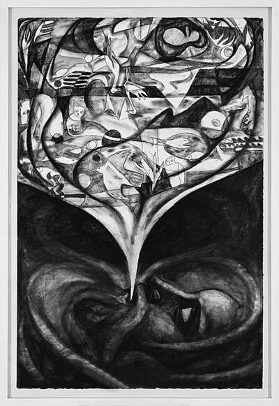 정미연 화가의 ‘천지창조’ 연작 중 일부. 명동성당 갤러리1898 제공