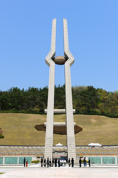 광주시 북구 운정동 국립 5·18민주묘지. 광주시 제공