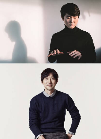 조성진(위)과 이루마. 유니버설뮤직 제공