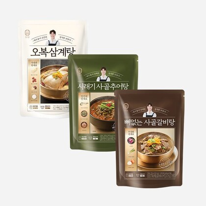 hy가 판매하는 보양 간편식 3종. hy제공