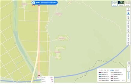 고속도로 부지에서 ㄱ씨 땅까지의 거리. 김은혜 의원실 제공
