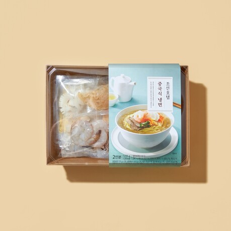 조선호텔 ‘홍연’의 맛을 구현한 가정간편식 ‘조선호텔 중국식 냉면’. 쓱닷컴에서 만날 수 있다. 조선호텔앤리조트 제공