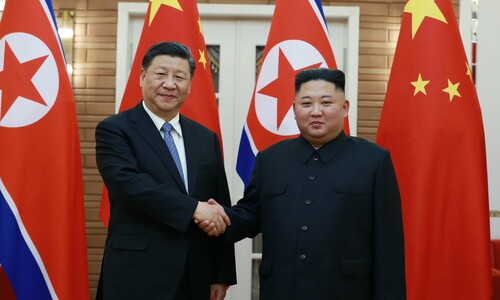 시진핑, 김정은에 답전 “지역 평화·발전, 새롭고 적극적 공헌”
