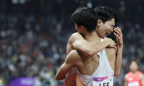 한국에서 가장 빠른 4명, 37년 만에 남자 계주 400m 동메달