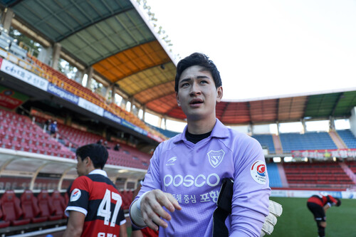 강현무 포항 골키퍼. 한국프로축구연맹 제공