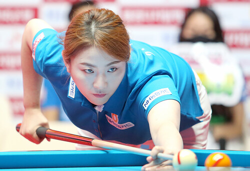 NH농협카드의 김민아. PBA 제공