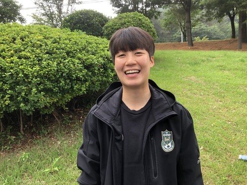 경주한수원의 미드필더 박예은.