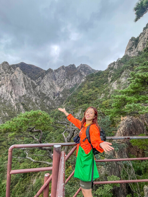 설악산의 토왕성폭포 전망대. 김강은 제공