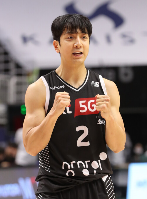 수원 케이티의 허훈. KBL 제공