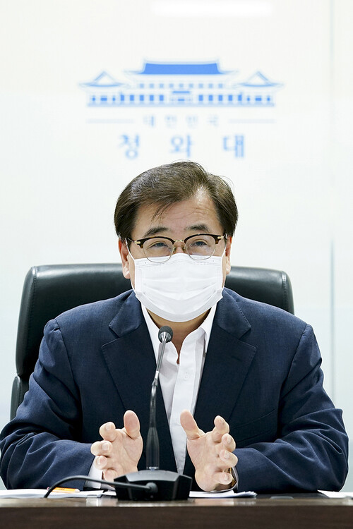 서훈 안보실장. 청와대 제공