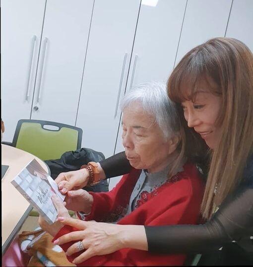 소프라노 조수미와 모친 김말순씨. SMI엔터테인먼트 제공