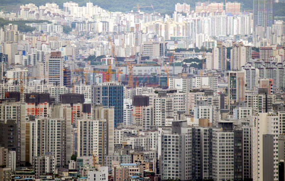 서울 시내 아파트 단지 모습. 연합뉴스