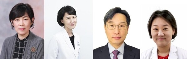 왼쪽부터 이호영, 김혜련, 최일주, 신애선 교수. 광동제약 제공