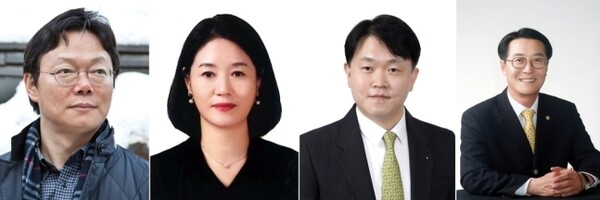 왼쪽부터 김종헌·이용미 관장, 김승태 실장, 박우량 군수. 한국박물관협회 제공