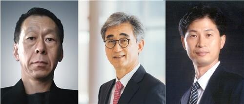 왼쪽부터 장경섭·이유재·이경무 석좌교수. 서울대 제공