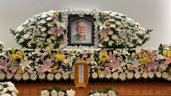 고 최일남 작가 빈소. 권성우 숙명여대 교수 제공