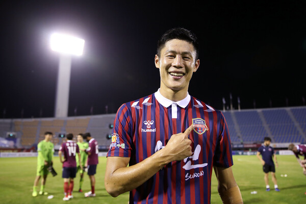 수원FC의 골잡이 안병준. 한국프로축구연맹 제공