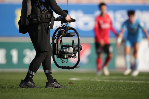 K리그1의 중계 카메라. 한국프로축구연맹 제공