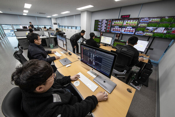 서울 마곡동에 마련된 K리그 미디어센터. 한국프로축구연맹 제공