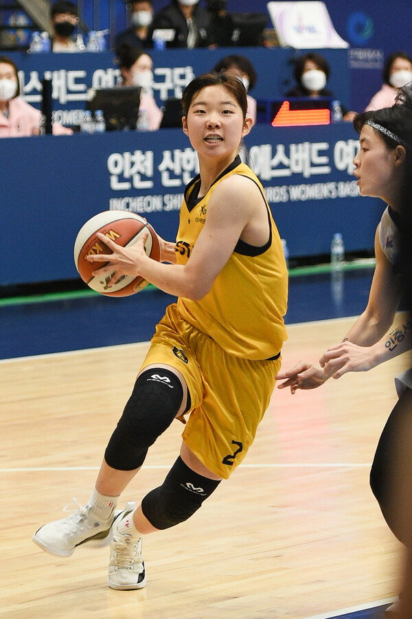 케이비 스타즈 허예은. WKBL 제공