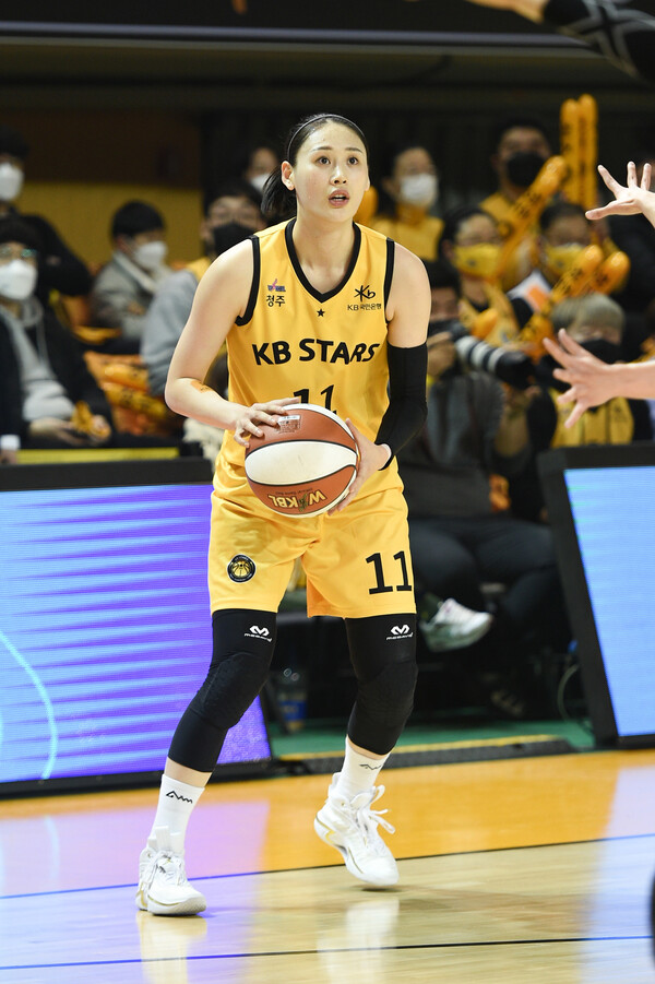 케이비 스타즈 강이슬. WKBL 제공