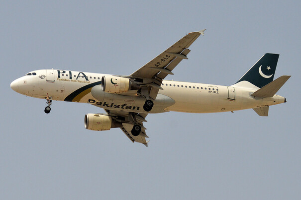 지난 5월 사고 여객기와 같은 기종인 파키스탄국제항공의 에어버스 A320 여객기. 위키피디아