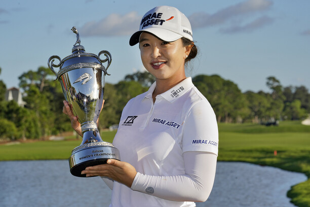 LPGA ‘올해의 선수’로 뽑힌 김세영(27). 벨에어/AP 연합뉴스