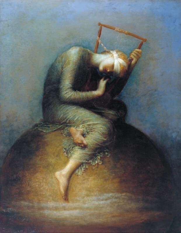 &lt;희망&gt;, 1886, 캔버스에 유채, 111.8×142.2㎝, 테이트 브리튼, 런던