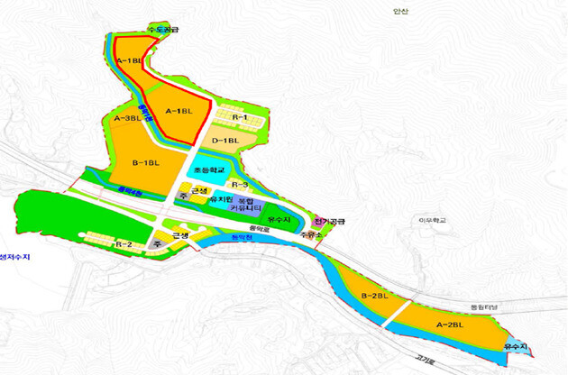 성남 낙생 지구계획. 국토교통부 제공