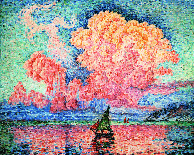폴 시냐크 ‘앙티브의 장미빛 구름’(1916). 김영사 제공